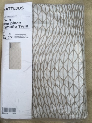 Ikea nattljus brown off white - nattljus, off-white