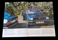 VW Volkswagen Derby C CL GL classic car brochure brochure AD