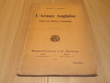 Livre " L' armée anglaise dans un conflit européen " 1910