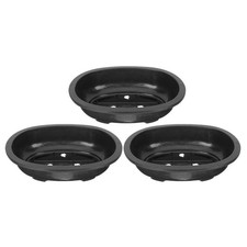  3 Pcs Pot Fleurs Exterieur Pots En Plastique Pour Les Plantes De Plein Air