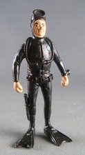 Tintin - Esso France Belvision Plastic Figure - Stiff Leg Diver