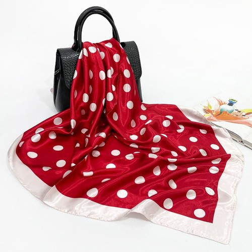 Foulard femme rétro pois - foulard, à