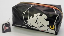 *B4) Betty Boop Faux Leather Mini Accessory Bag Case 2013 King Features Japan