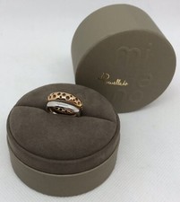 POMELLATO Anello Milano oro bianco e rosa 18 Kt Ref. A.B510/O7/O9 NUOVO! -40%