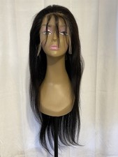 30 Inch 13x6 HD Lace Front Wig Human Hair Straight Glue-less  Pre-Plucked Black