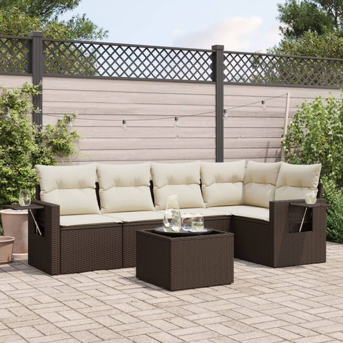 Salon jardin avec coussins - avec,
