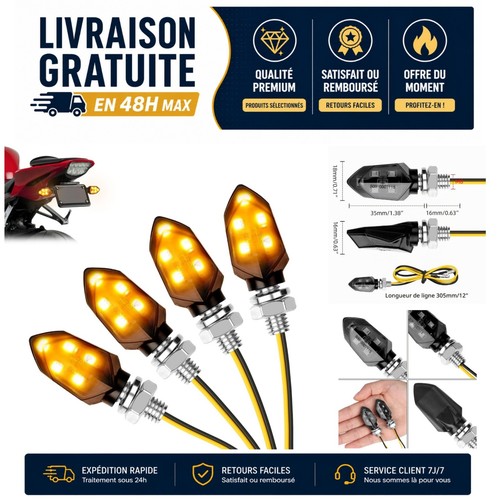 Kit clignotants led - 4, 12