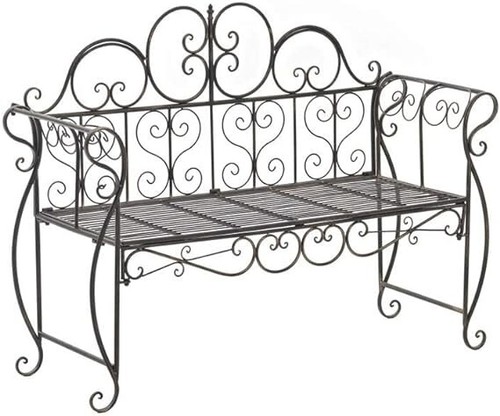 Banc jardin fer forgé - fer,