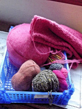 Lot de pelotes de laine