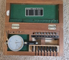 CALIBRATED DIATEST THRU HOLE BORE GAGE W/RINGS .057-.169 COMPLETE