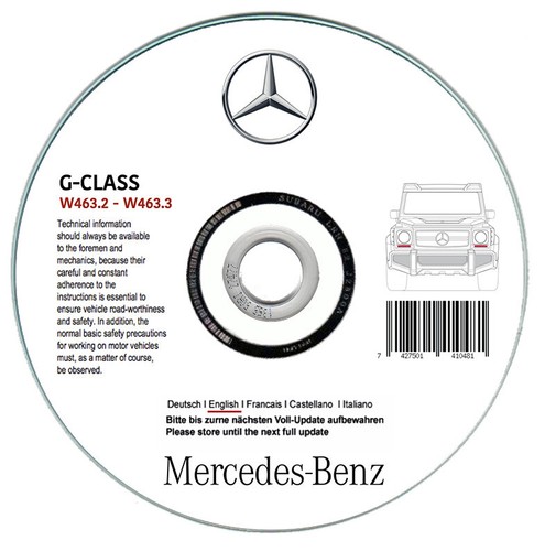 Mercedes classe w463 manuel - mercedes,