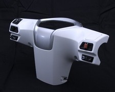 Kymco 2018 Like 150i Scooter OEM Back Handlebar Cover & Switches - White