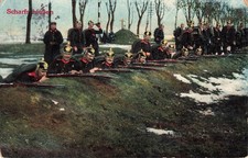 Ak 1.WK Scharfschießen Soldats Casque à Pointe 1912 Pris Patriotika Postale