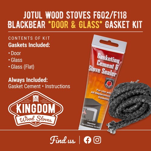Jotul f602 f118 blackbear - or,