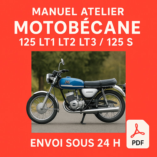 Manuel atelier motobécane 125 - manuel,