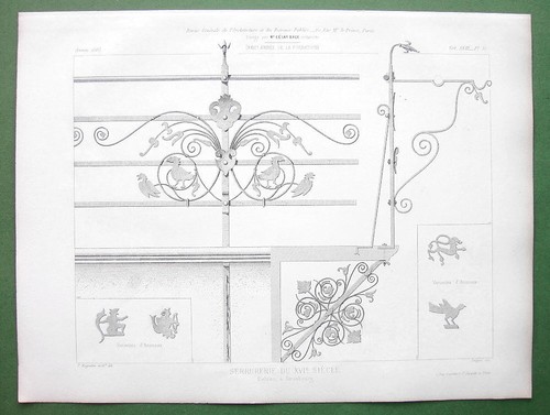 Ornamental ironwork 16th - ornamental, c
