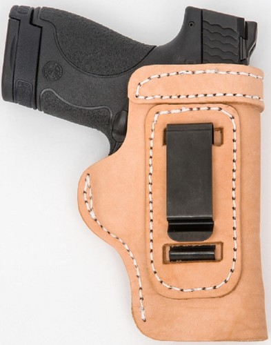 Tan custom owb leather gun - lt,