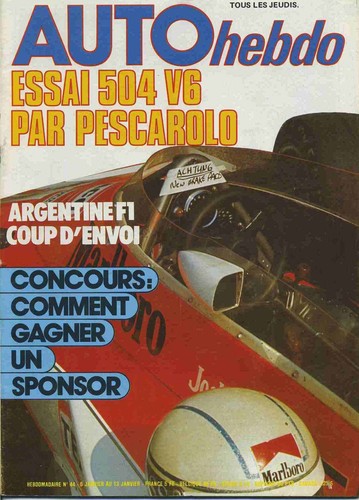 Auto hebdo 01 1977 - auto,
