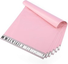 Metronic Poly Mailers 14.5x19 100 PCS, Strong 100PC, Light Pink 