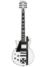 Esp LTD Iron Cross Main Gauche James Hetfield Blanc Neige