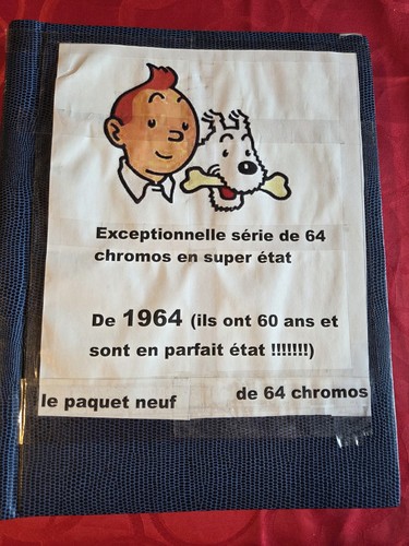 Lot chromos milou - lot,