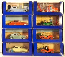 EN VOITURE TINTIN  EDITIONS ATLAS LES 8 VOITURES DE TINTIN AU PAYS DE L  OR NOIR