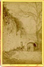 France, Provins, La vieille enceinte Vintage Albumen Print Albumen Print 