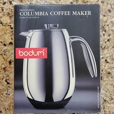Bodum Columbia 34oz 8 Cup Thermal French Press Double Wall Stainless SteelChrome
