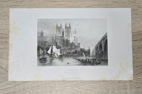 Gravure originale sur acier - , de