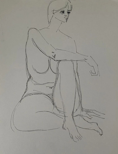 Très beau dessin féminin - très,