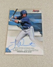 2017 Bowman's Best Auto #B17-LW Logan Warmoth Blue Jays