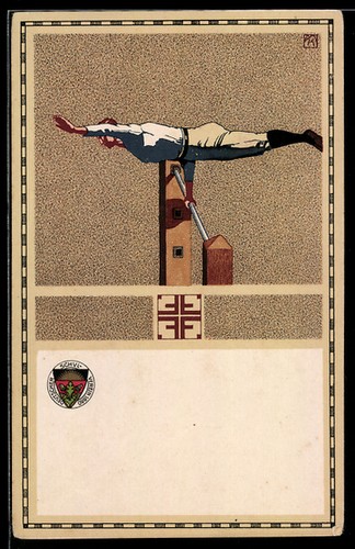 Carte postale artiste - carte, d'artiste
