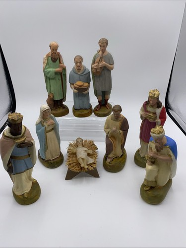 Santons creche ancienne - creche,