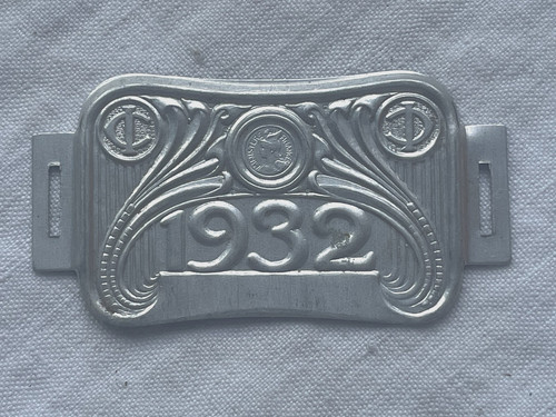 Ancienne plaque fiscale - plaque,