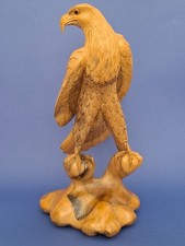 SCULPTURE  AIGLE EN BOIS /