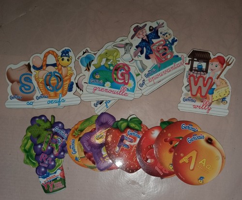 Magnet alphabet pochoir - alphabet,