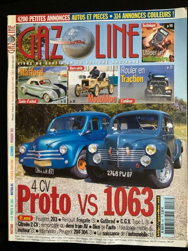 Gazoline 118 proto vs - n°118;,