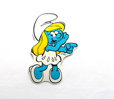 vianille - Sticker autocollant Schtroumpfette SCHTROUMPFS - 7   x  4,5 cm