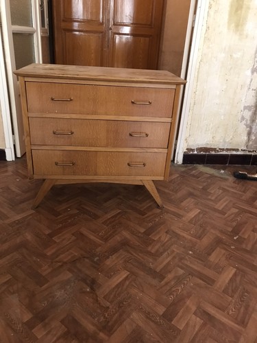 Commode vintage chêne - vintage,
