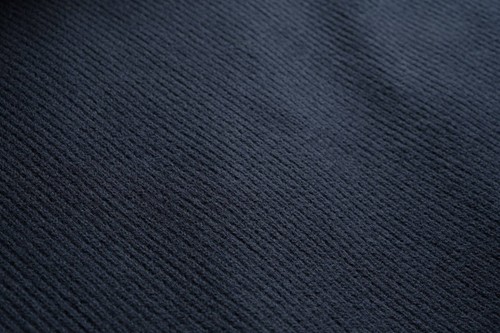 Tissu laine tricotée marine