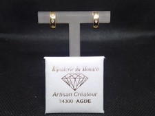 Boucle d'oreille en Or jaune