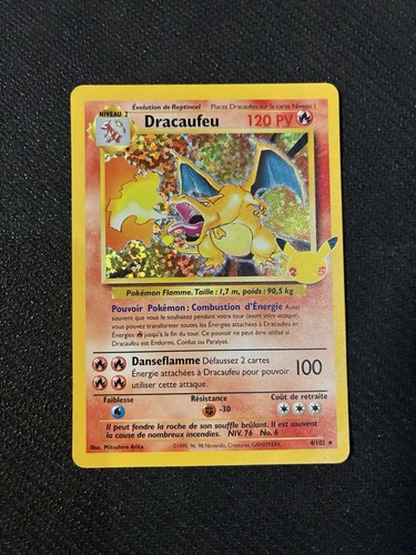 Carte pokémon dracaufeu 102 - pokémon, 4/102