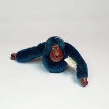 Antique Kipling Gorilla Patricia Blue Green Advertising Keychain Bag Figure 