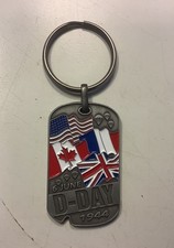 PORTE CLES D-DAY DOG TAG MODERNE