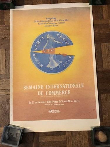 Superbe affiche folon - superbe, de