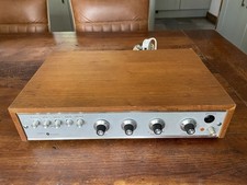 Vintage HIFI Metrosound ST20 Stereo Amplifier Wooden Case