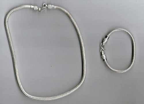 Collier bain argent indien - collier,