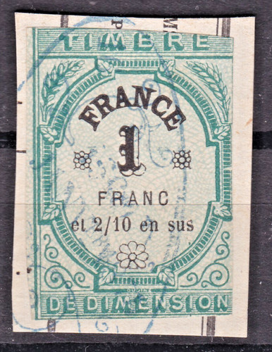 Timbre france fiscal - france,