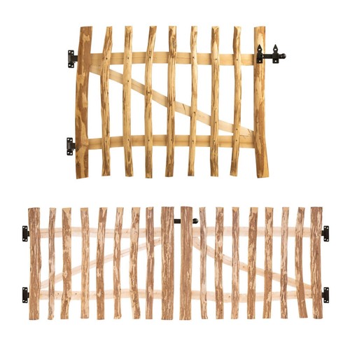 Porte jardin bois kit - bois, de