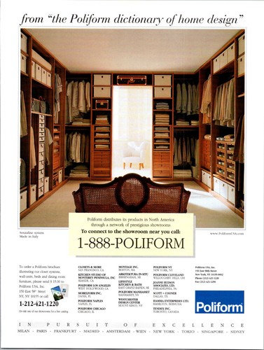 Poliform magazine vintage - magazine, ad